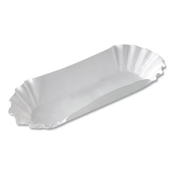 Dixie® Medium Weight Fluted Hot Dog Trays, 8", White, 250-pack, 12 Packs-carton freeshipping - TVN Wholesale